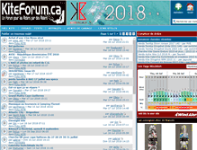 Tablet Screenshot of kiteforum.ca